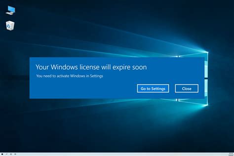 License will expire! .